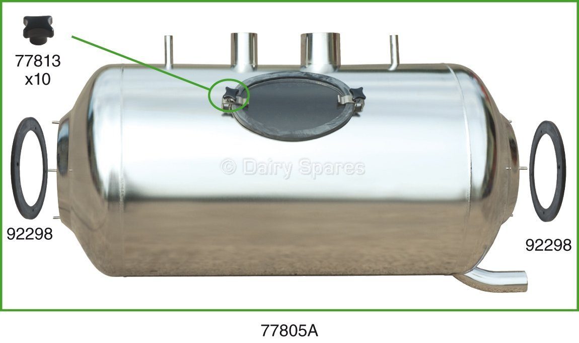 RECEIVING VESSEL HORIZONTAL SPARE PARTS Archives Dairy Spares