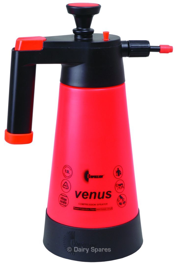 Kwazar® Venus Hand Pump Sprayer Complete MkII 1½ltr SP091 Dairy Spares